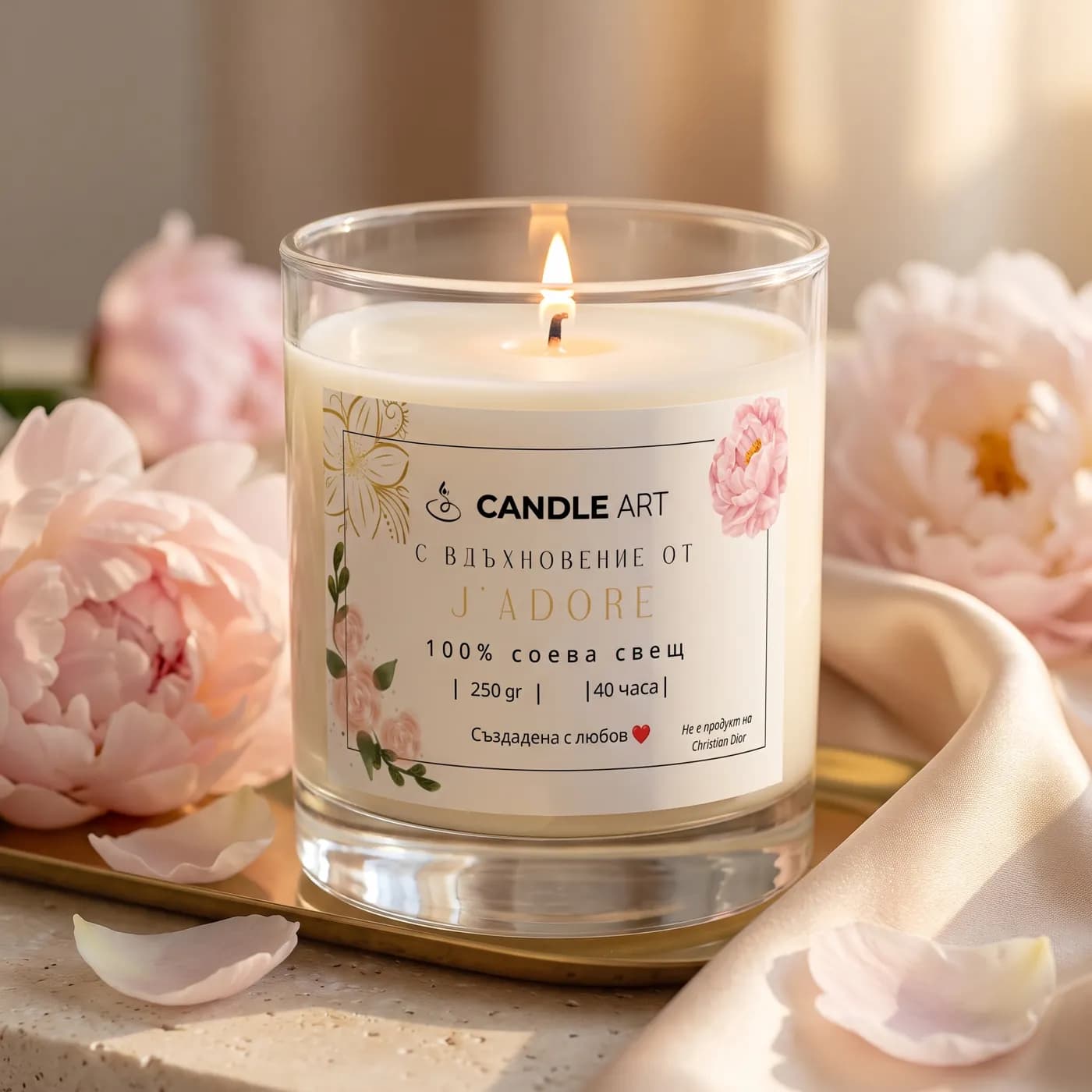 Парфюмна соева свещ CandleArt