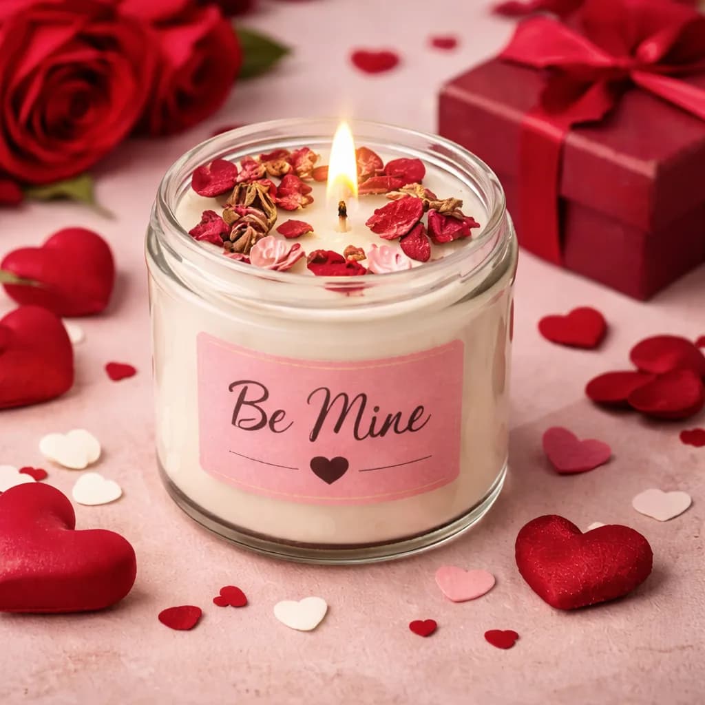 CandleArt Valentine’s Day candles