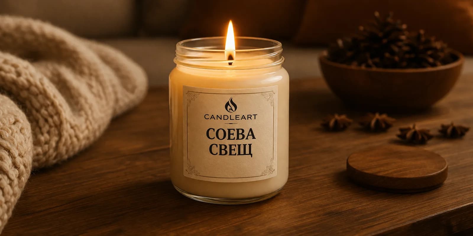 CandleArt candles being made by hand